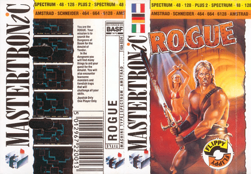 Rogue box art for ZX Spectrum